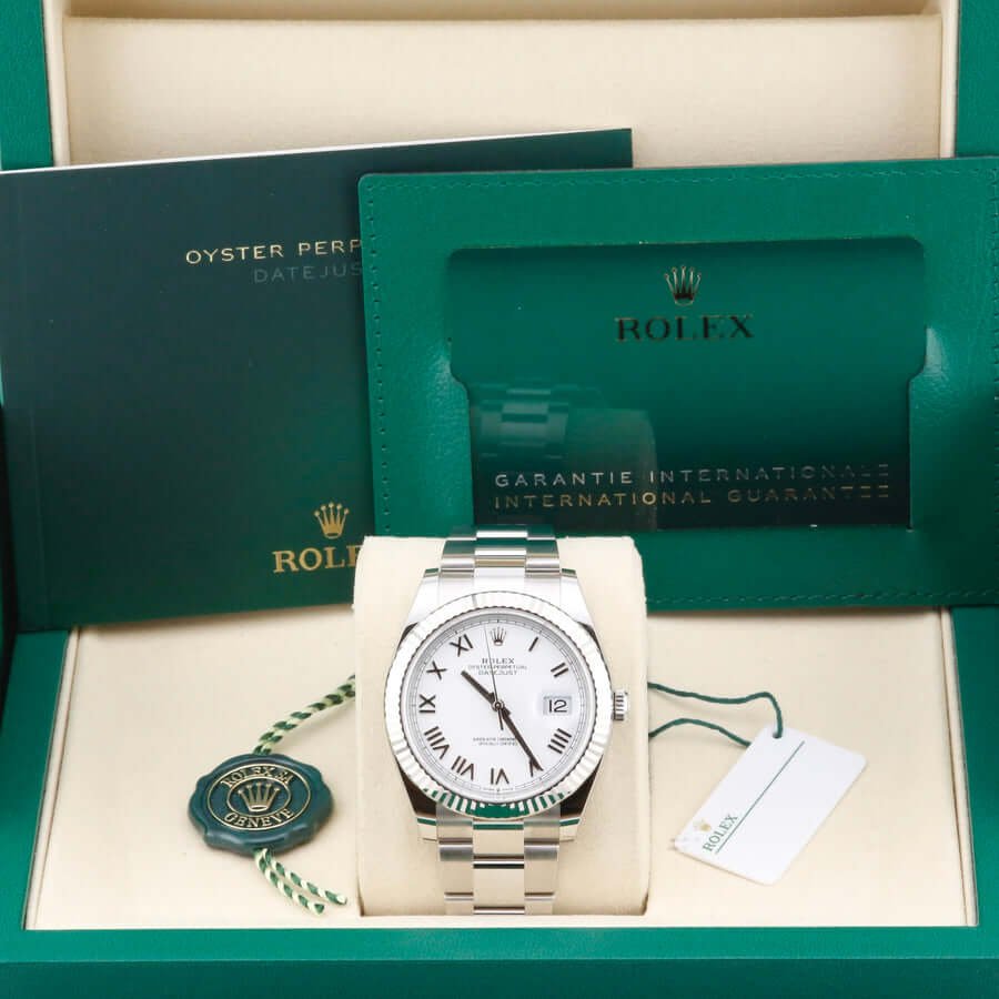 Rolex Datejust 41 126334 White Roman 41mm Rolex Datejust 41 126334 White Roman 41mm