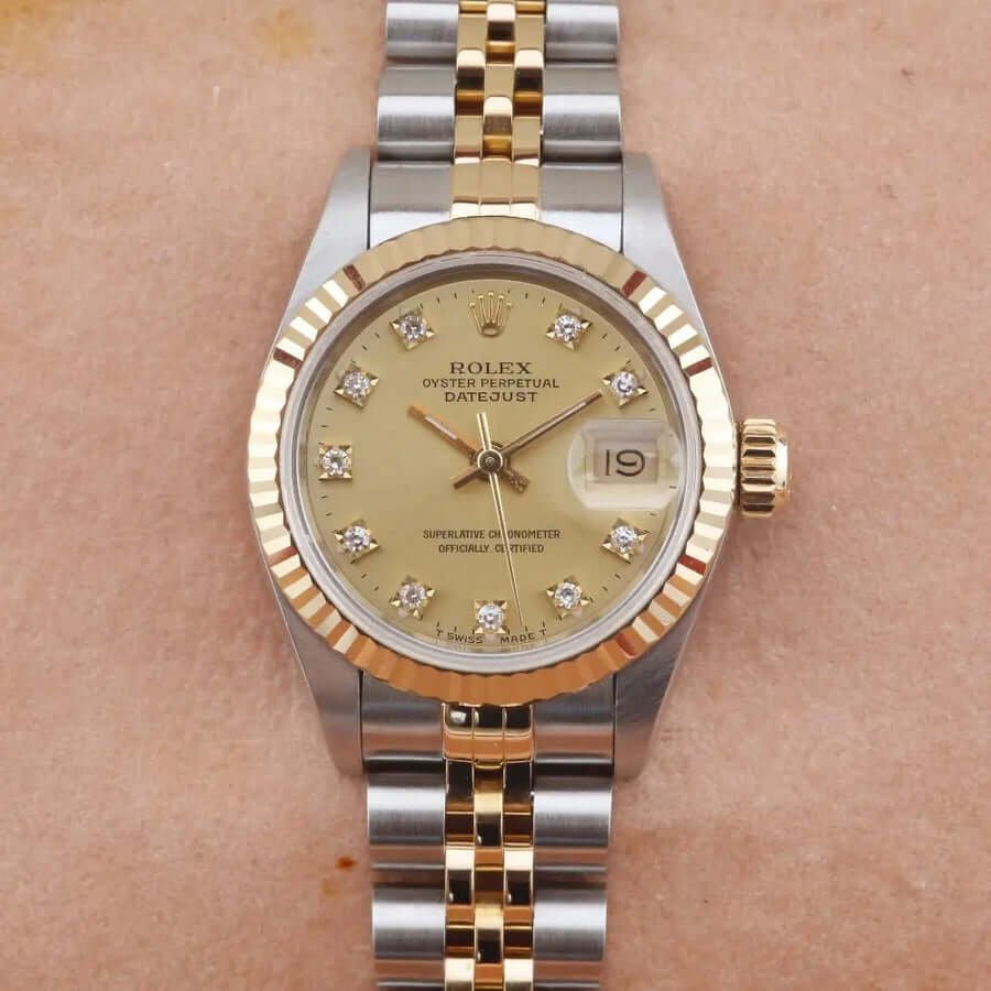 Rolex Datejust 26 Champagne Diamond Dial Rolex Datejust 26 Champagne Diamond Dial
