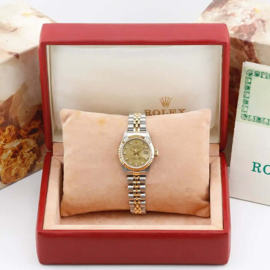 Rolex Datejust 26 Champagne Diamond Dial Rolex Datejust 26 Champagne Diamond Dial