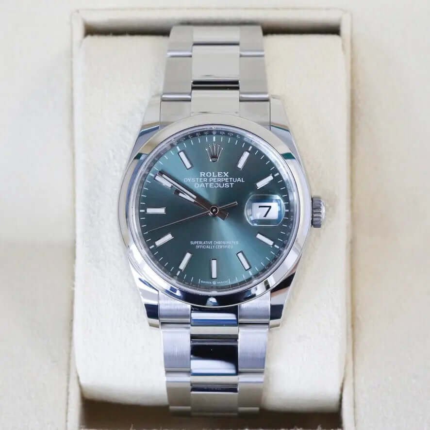 Rolex Datejust 36 Mint Green 126200 Year: 2023 Rolex Datejust 36 Mint Green 126200 Year: 2023