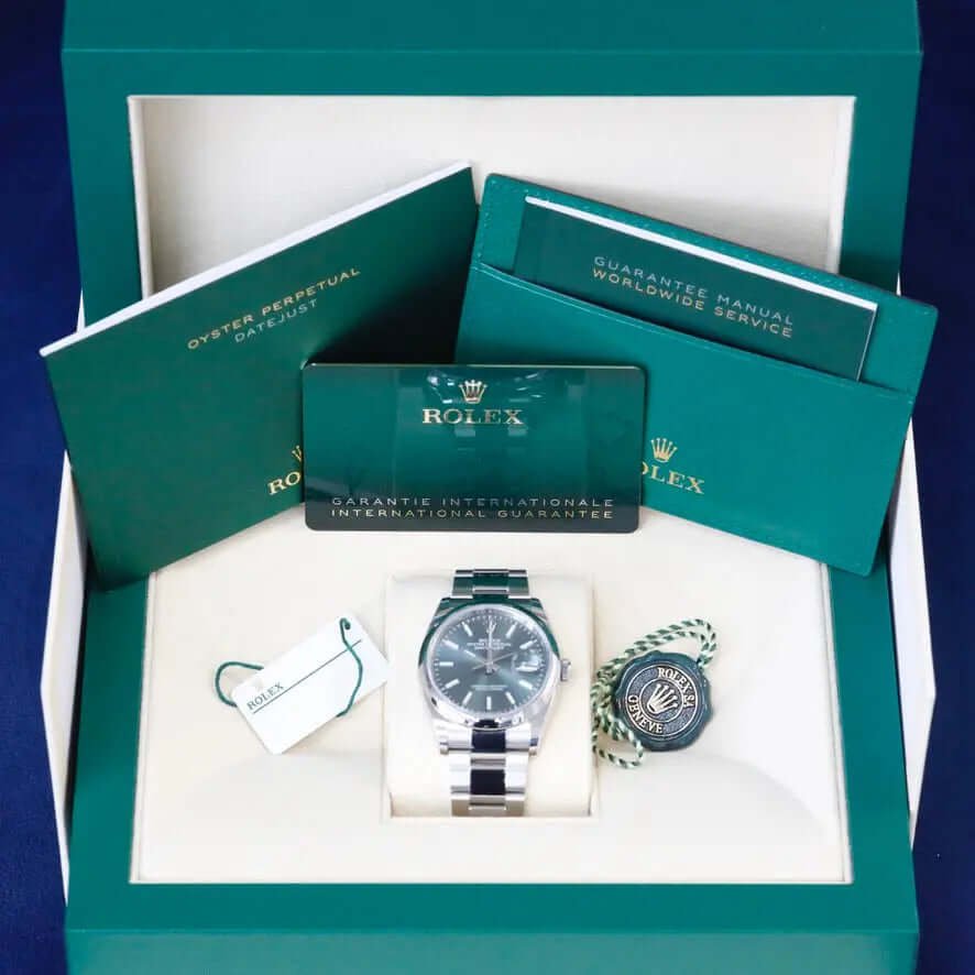 Rolex Datejust 36 Mint Green 126200 Year: 2023 Rolex Datejust 36 Mint Green 126200 Year: 2023