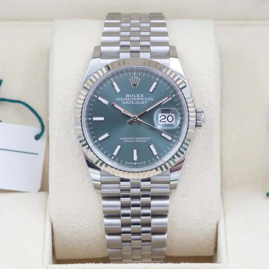 Rolex Datejust 36 Mint Green Dial 126234 Rolex Datejust 36 Mint Green Dial 126234