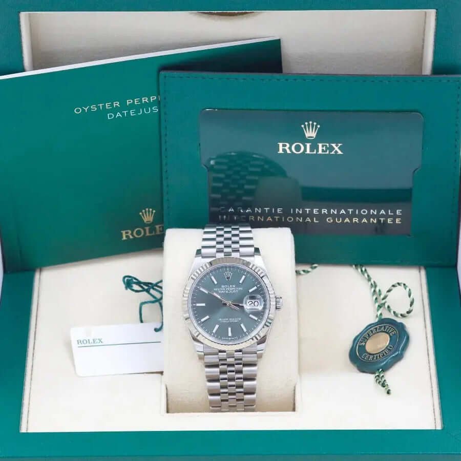 Rolex Datejust 36 Mint Green Dial 126234 Rolex Datejust 36 Mint Green Dial 126234