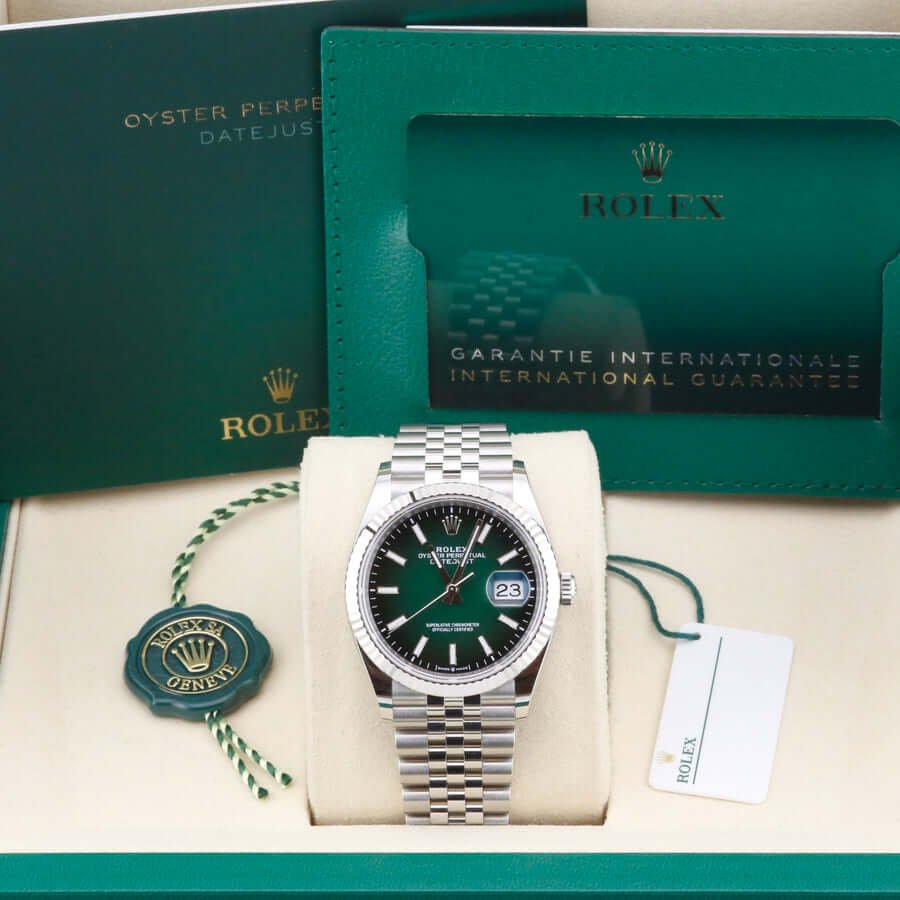 Rolex Datejust 36 126234 Green Ombré 36mm Rolex Datejust 36 126234 Green Ombré 36mm