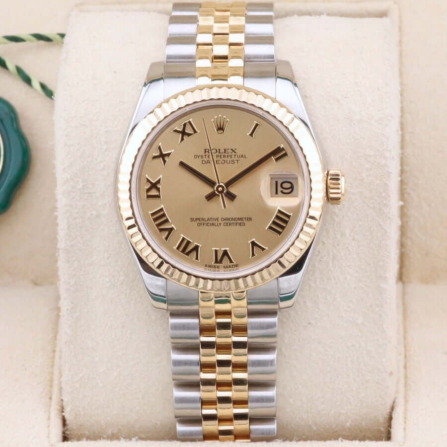 Rolex Datejust 31 178273 Champagne Roman Numerals 31mm Rolex Datejust 31 178273 Champagne Roman Numerals 31mm
