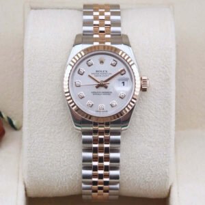 Rolex Datejust 26 Silver Diamond Dial