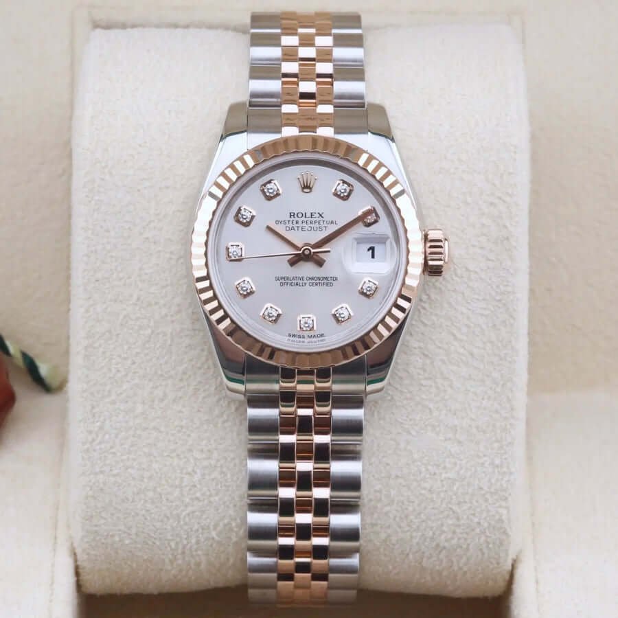Rolex Datejust 26 Silver Diamond Dial Rolex Datejust 26 Silver Diamond Dial