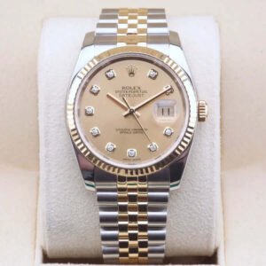 Rolex Datejust 36 Champagne Diamond Dial