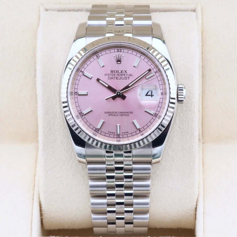 Rolex Datejust 36 Pink Dial 116234 Rolex Datejust 36 Pink Dial 116234