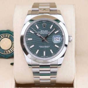 Rolex Datejust 41 Green Motif Dial 126300
