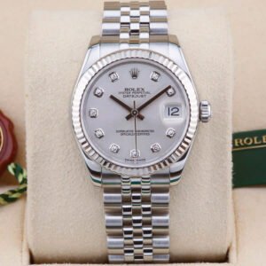 Rolex Datejust 31 178274 Silver Diamond 31mm