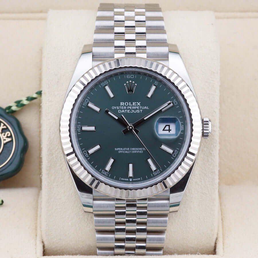 Rolex Datejust 41 126334 Mint Green 41mm Rolex Datejust 41 126334 Mint Green 41mm