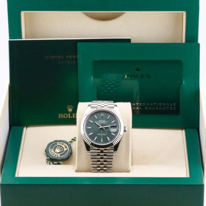 Rolex Datejust 41 126334 Mint Green 41mm Rolex Datejust 41 126334 Mint Green 41mm