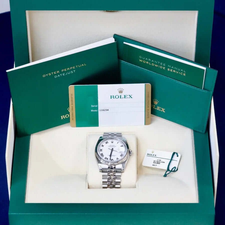 Rolex Datejust 36 White Roman Dial Rolex Datejust 36 White Roman Dial