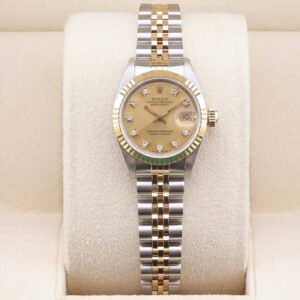 Rolex Datejust 26 Champagne Diamond Dial