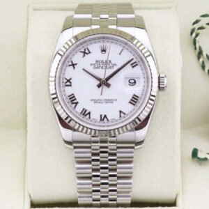 Rolex Datejust 36 White Roman Dial 116234