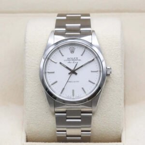Rolex Air-King 14000M White Dial Year: 2001