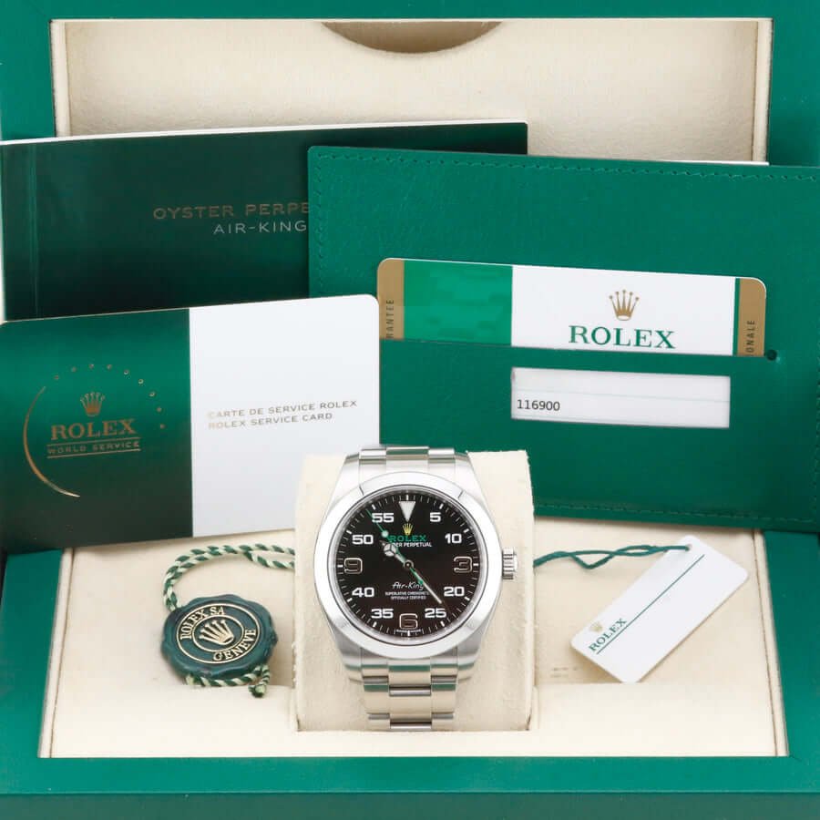 Rolex Air-King 116900 Black 40mm Rolex Air-King 116900 Black 40mm