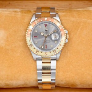 Rolex GMT Rootbeer 16713 Serti Dial