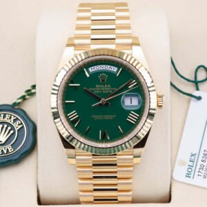 Rolex Day-Date 40 Flat Green Dial 228238