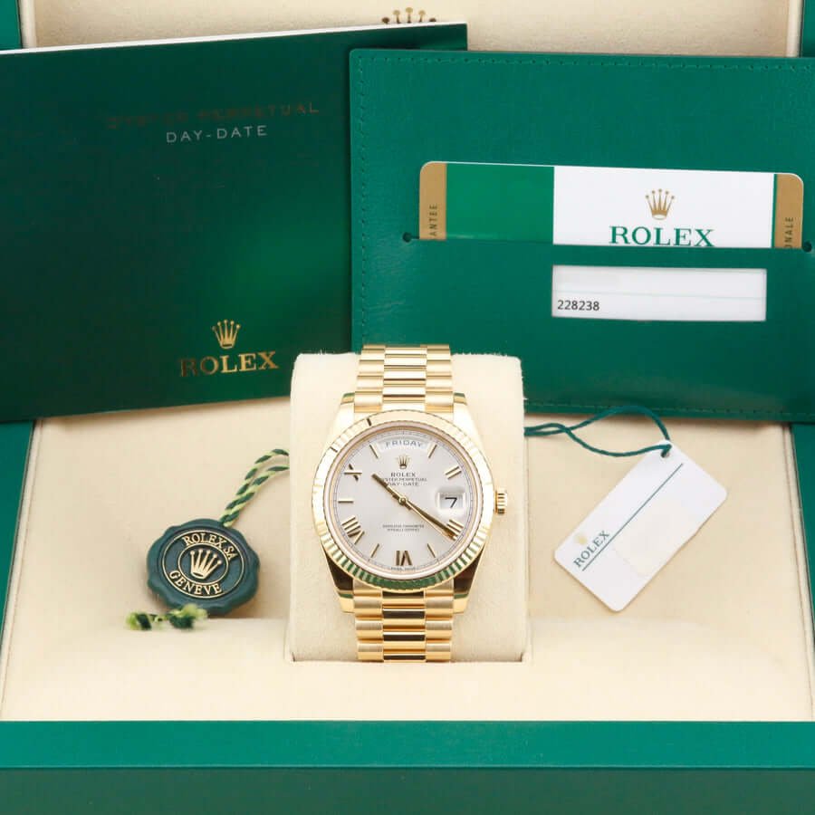 Rolex Day-Date 40 228238 Silver 40mm Rolex Day-Date 40 228238 Silver 40mm