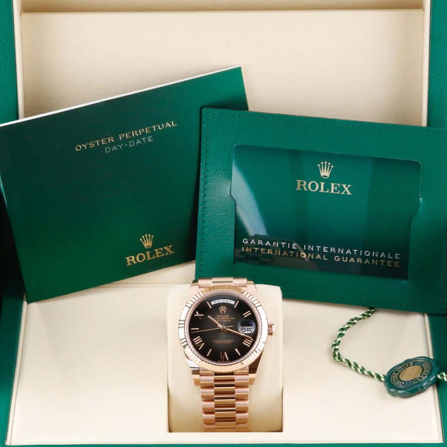 Rolex Day-Date 40 Slate Ombré Dial 228235 Rolex Day-Date 40 Slate Ombré Dial 228235