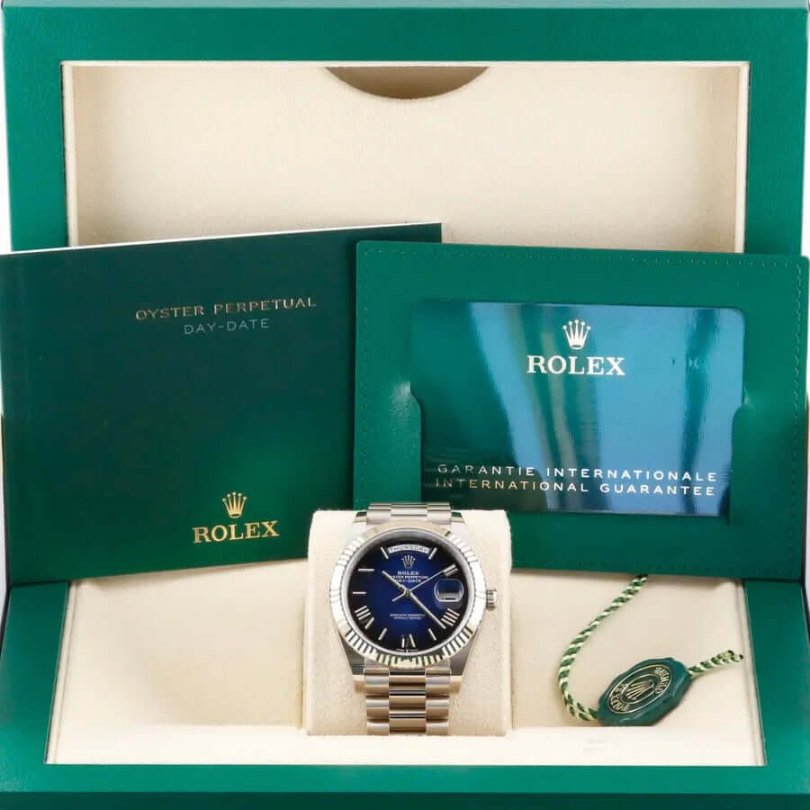 Rolex Day-Date 40 Blue Ombré Dial Rolex Day-Date 40 Blue Ombré Dial