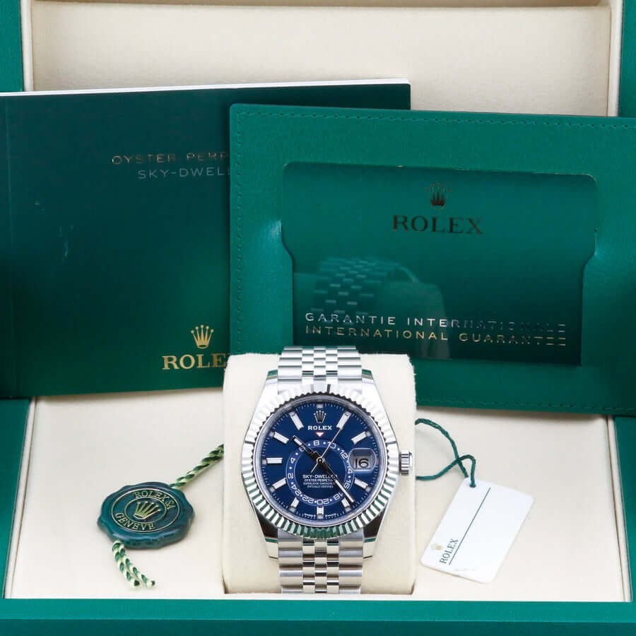 Rolex Sky-Dweller Stickered 336934 Blue 42mm Rolex Sky-Dweller Stickered 336934 Blue 42mm