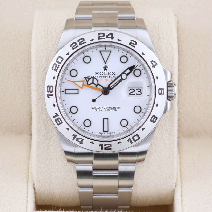 Rolex Explorer Two White 216570 White 42mm Rolex Explorer Two White 216570 White 42mm