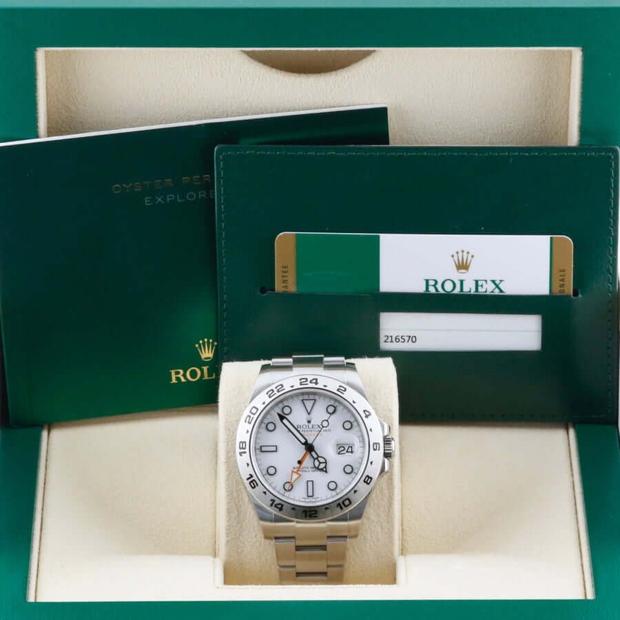 Rolex Explorer Two White 216570 White 42mm Rolex Explorer Two White 216570 White 42mm