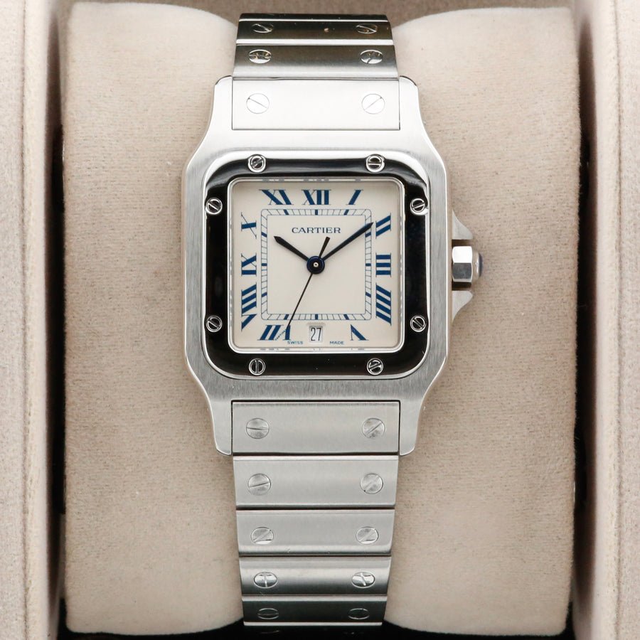 Cartier Santos Galbee 1564 White Cartier Santos Galbee 1564 White