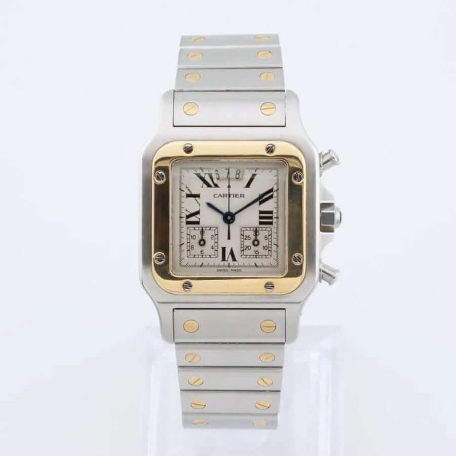 Cartier Santos Galbée 2425 White Cartier Santos Galbée 2425 White