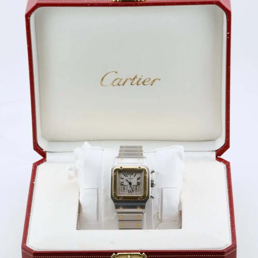 Cartier Santos Galbée 2425 White Cartier Santos Galbée 2425 White