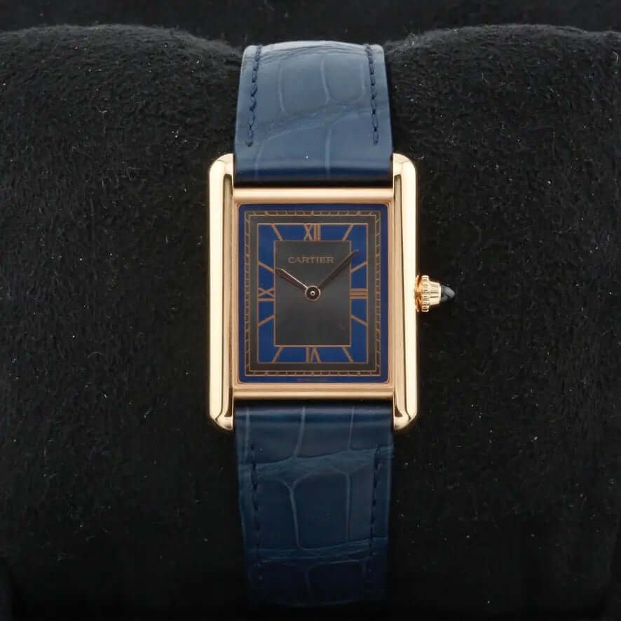 Tank Louis Cartier WGTA0058 Blue Tank Louis Cartier WGTA0058 Blue